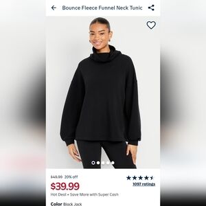 Old Navy Women's Black Funnel Neck Sweater